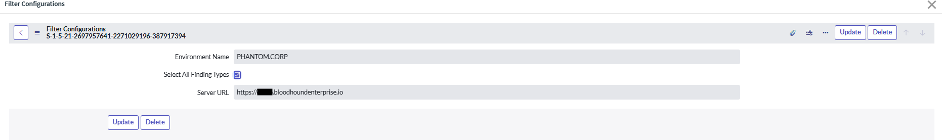 A view of the ServiceNow user interface showing the process of editing filter details.